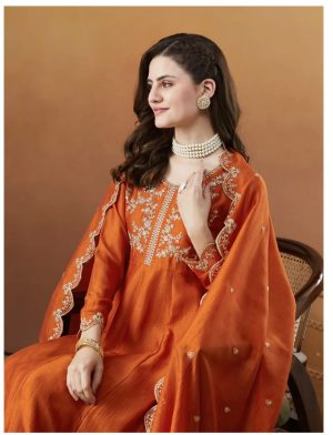 Embroidered Anarkali Suit