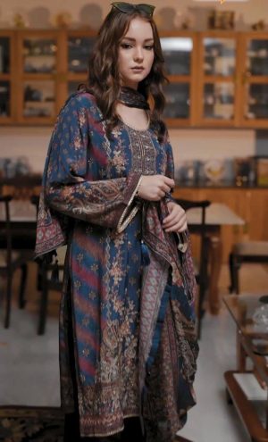 DESIGNER  TABBY SATIN FANCY DIGITAL PRINT SUIT